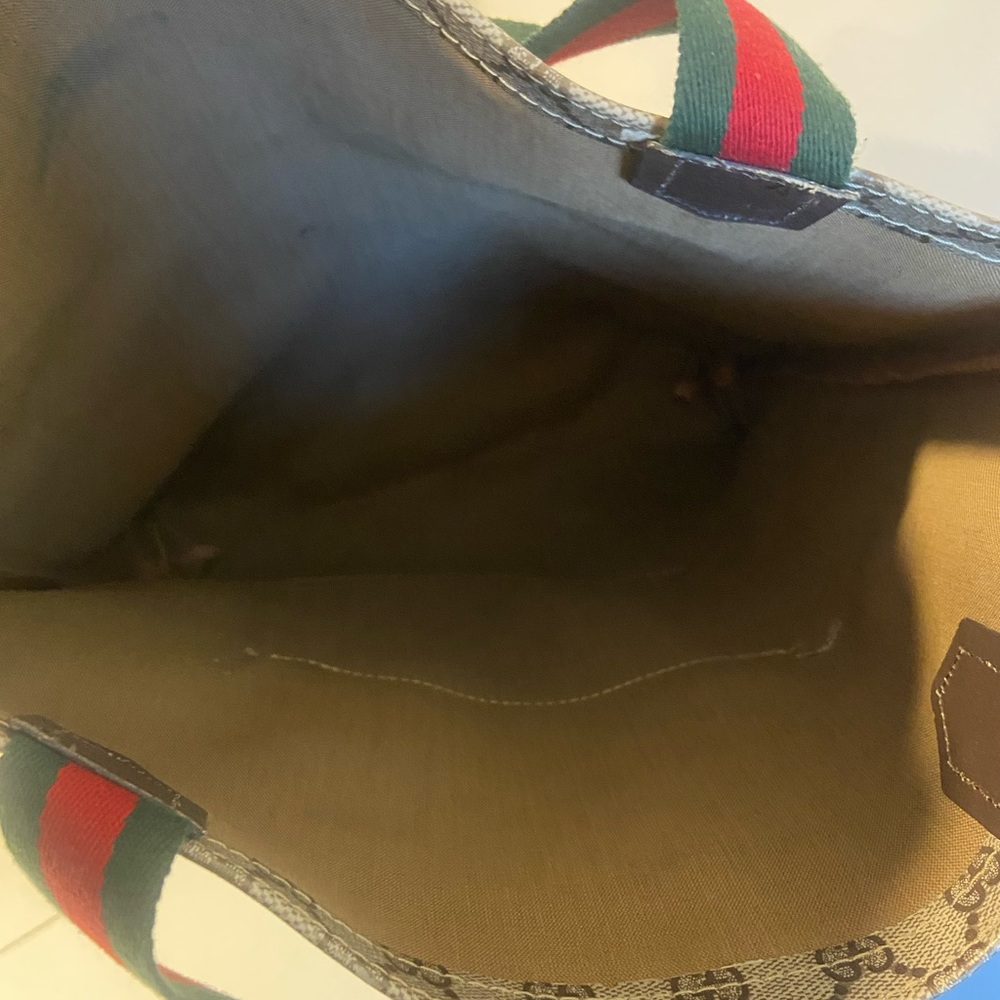 Adorable Upcycled Gucci Beige and Brown Monogram Bag - Picture 4 of 4